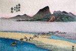東海道五十三次 刺繍作品集